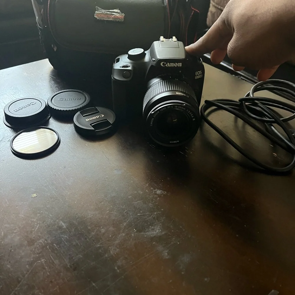 Canon EOS 4000D Black DSLR Camera